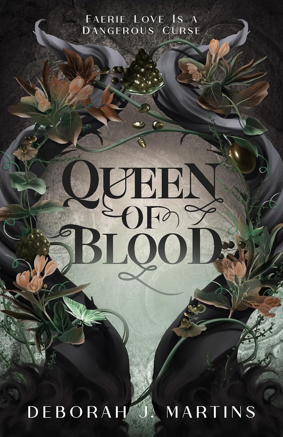 Queen of Blood, book cover by Deborah J. Martins